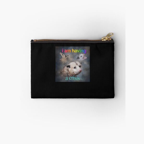 Item preview, I Am Having A Crisis Possum Word Art designed and sold by stephanieabsb.