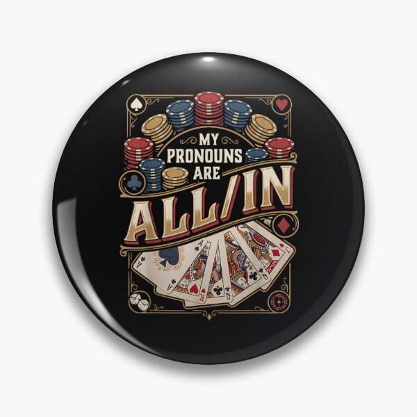 Item preview, My Pronouns are All in Funny Poker Player Card Table  designed and sold by ArtByimamS.