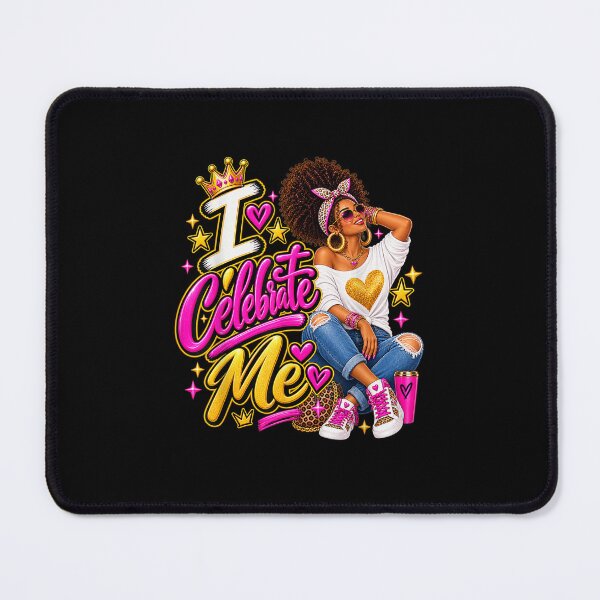 Item preview, I Celebrate Me Queen Self Love Black Woman Confidence  designed and sold by MatherFisher.