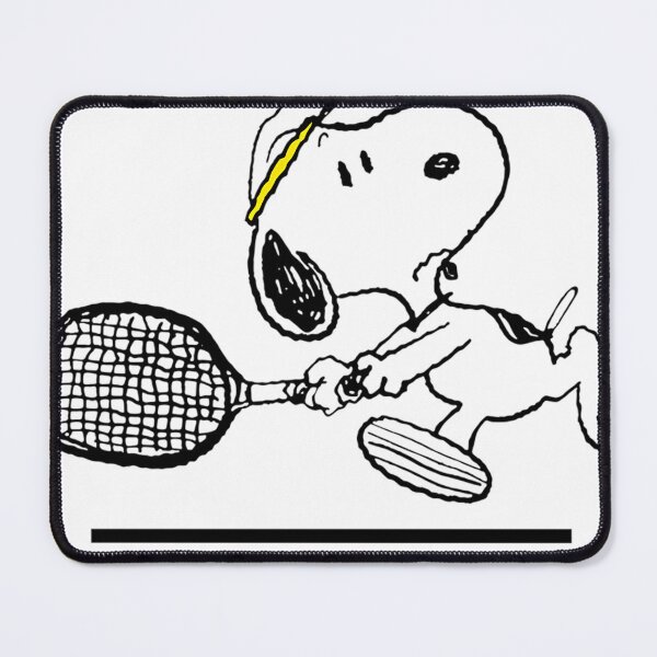 Item preview, Snoopy Playing Tennis designed and sold by ArtistAlgo.