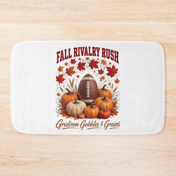 Item preview, Fall Rivalry Rush Sweatshirt – Gridiron Gobbles & Grains Vintage Football Pumpkin Harvest Design designed and sold by FestivityFinds.
