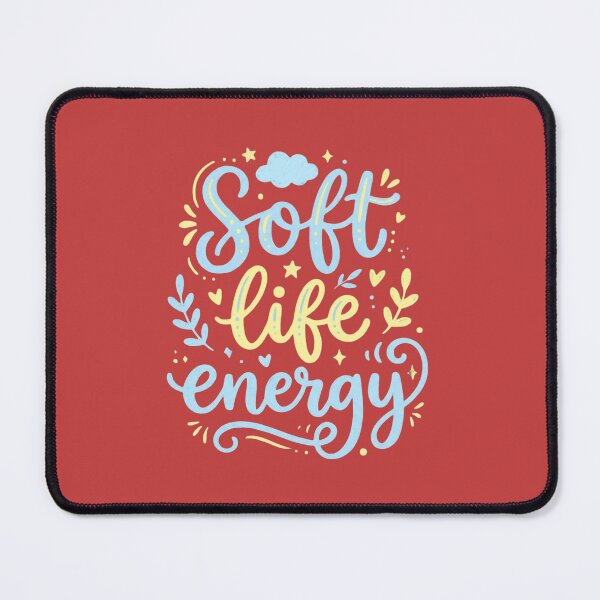 Item preview, Soft Life Energy Aesthetic Quote designed and sold by WallMuseStudio .