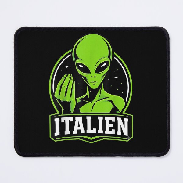Item preview, Italien Alien Italian Hand Gesture Sci Fi T-Shirt designed and sold by GalenoHenley.