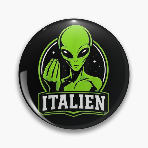 Item preview, Italien Alien Italian Hand Gesture Sci Fi T-Shirt designed and sold by GalenoHenley.