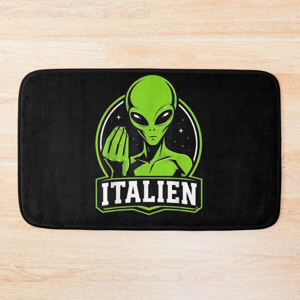 Item preview, Italien Alien Italian Hand Gesture Sci Fi T-Shirt designed and sold by GalenoHenley.