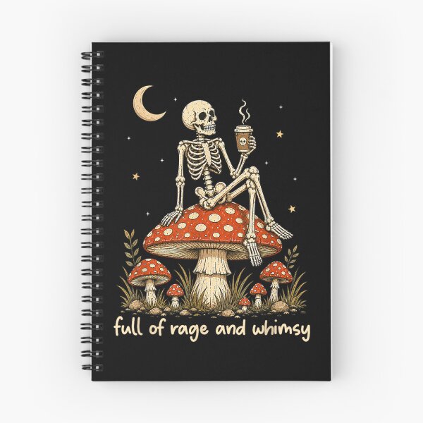 Item preview, Full of Rage and Whimsy Skeleton Mushroom Halloween Costume  designed and sold by Juansustait.