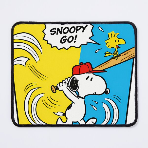 Item preview, Go Snoopy Go Peanuts Baseball Batter Fan designed and sold by hrxtslush.