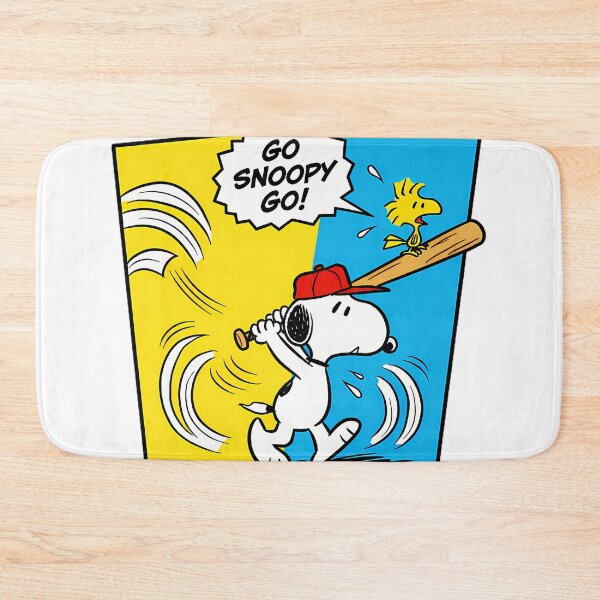Item preview, Go Snoopy Go Peanuts Baseball Batter Fan designed and sold by hrxtslush.