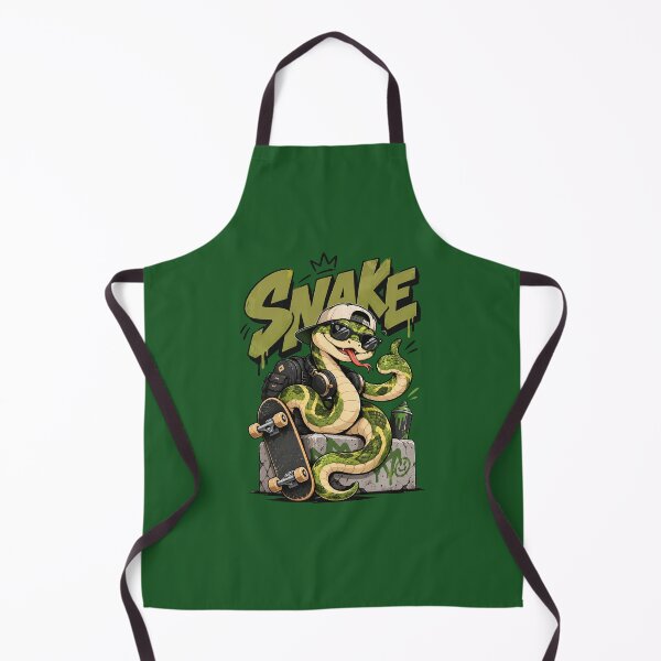 Item preview, Cool Streetwear Snake Skateboard Cartoon designed and sold by Anena Studio.