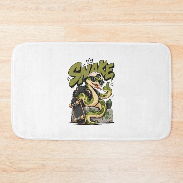 Item preview, Cool Streetwear Snake Skateboard Cartoon designed and sold by Anena Studio.