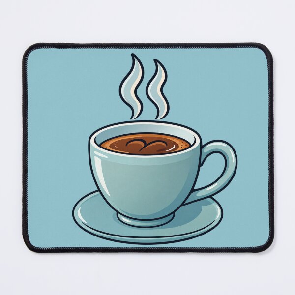 Item preview, Cute Coffee Cup with Heart Latte Art designed and sold by Hari Arts.