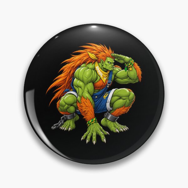 Item preview, Blanka - Street Fighter designed and sold by RoyAGreen.