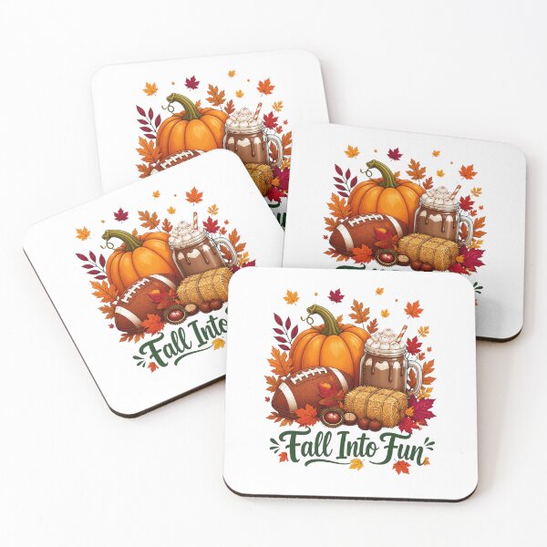 Item preview, Fall Into Fun Pumpkin Football Hot Cocoa Autumn designed and sold by FestivityFinds.