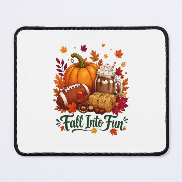 Item preview, Fall Into Fun Pumpkin Football Hot Cocoa Autumn designed and sold by FestivityFinds.