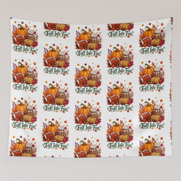 Item preview, Fall Into Fun Pumpkin Football Hot Cocoa Autumn designed and sold by FestivityFinds.