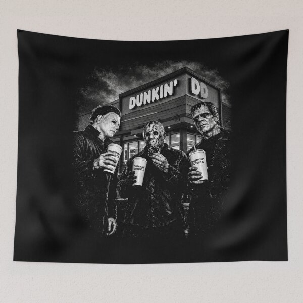 Item preview, Michael & Jason Drink Dunkin Donuts Funny Graphic designed and sold by dexlawpie.