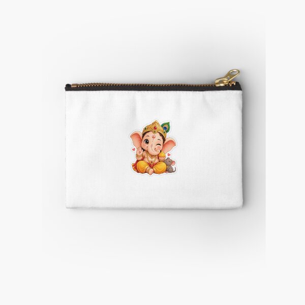 Item preview, Kawaii Baby Ganesha with Modak – Cute Ganpati Sticker designed and sold by Dikons.