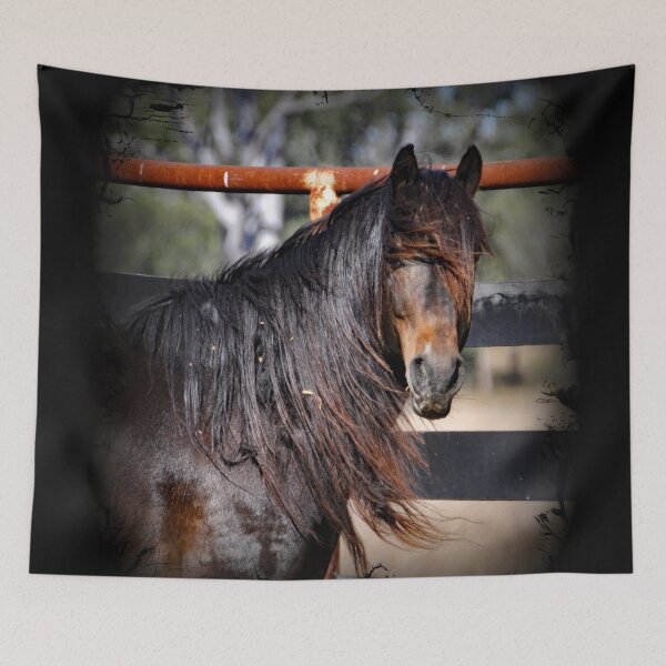 Item preview, AUSTRALIAN BRUMBY, HORSE ART FOR APPAREL AND HOME DECOR designed and sold by Barbara Jean Photo Art And Design.
