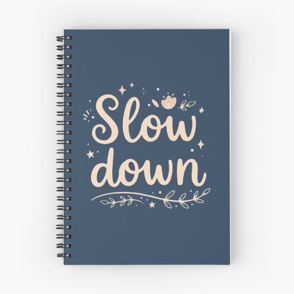 Item preview, Slow Down Minimal Motivational Quote designed and sold by WallMuseStudio .