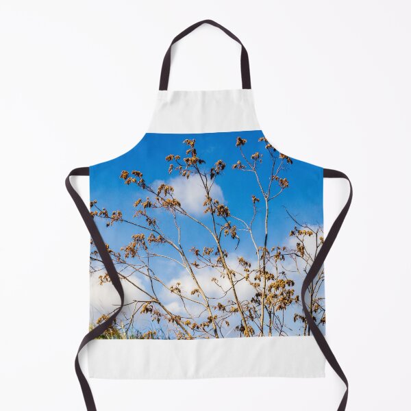 Item preview, Bare Tree Branches Reaching Toward A Bright Blue Sky With Sparse Golden Leaves designed and sold by Nmallia.
