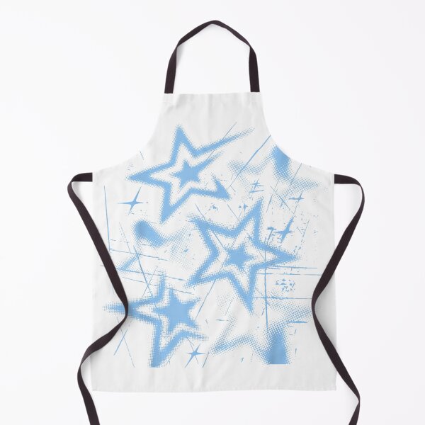 Item preview, Y2K Grunge Stars 2000s Blue Cyber Vintage designed and sold by dr-blind-pdf.