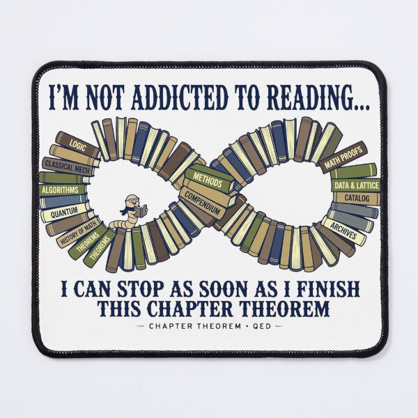 Item preview, I'M NOT ADDICTED TO READING designed and sold by GeeklyShirts.