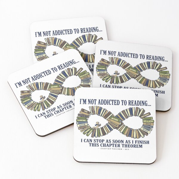 Item preview, I'M NOT ADDICTED TO READING designed and sold by GeeklyShirts.