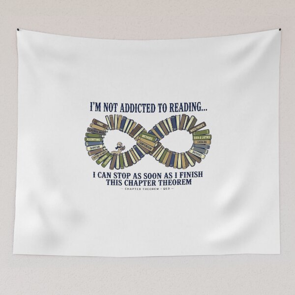 Item preview, I'M NOT ADDICTED TO READING designed and sold by GeeklyShirts.