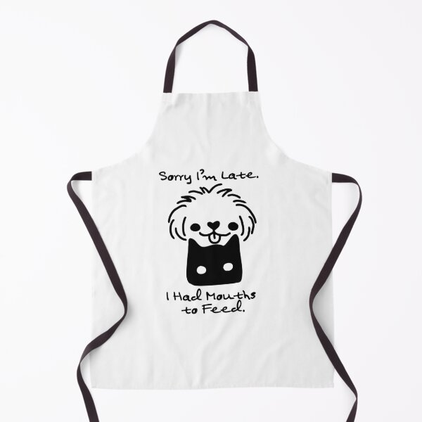 Item preview, Sorry I’m Late, I Had Mouths to Feed – Funny Cat Feeder designed and sold by shopfindingbeni.