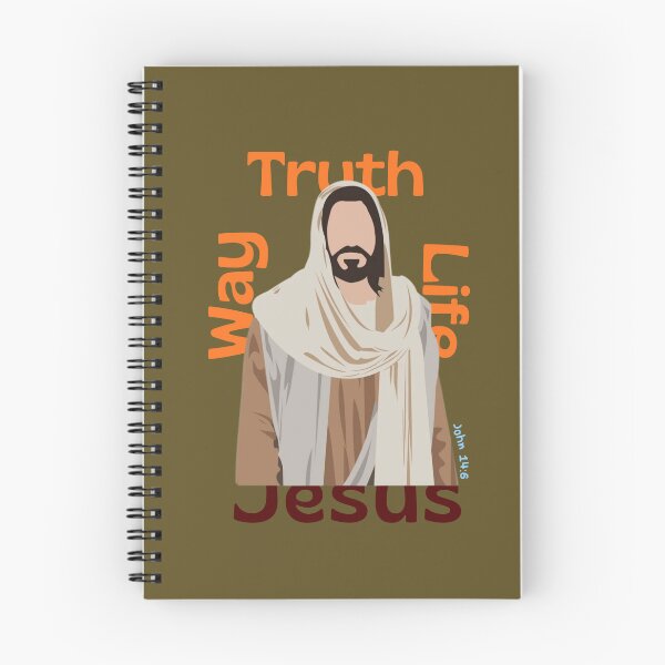Item preview, Jesus: Way Truth Life | John 14:6 Christian Art designed and sold by Emmafeystilo.