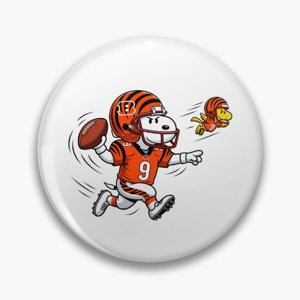 Item preview, Snoopy & Woodstock Cincinnati Bengals Football Retro F120 designed and sold by GLUVY-THEME.