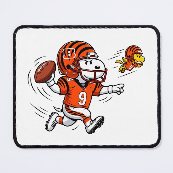 Item preview, Snoopy & Woodstock Cincinnati Bengals Football Retro F120 designed and sold by GLUVY-THEME.