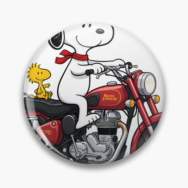 Item preview, Snoopy  Woodstock Royal Enfield Adventure designed and sold by hrxtslush.