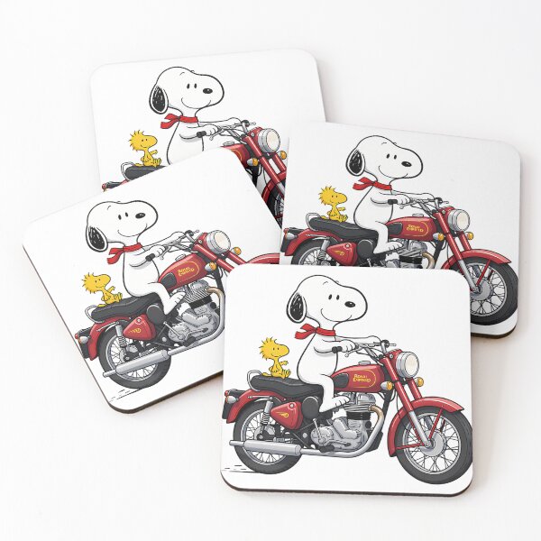 Item preview, Snoopy  Woodstock Royal Enfield Adventure designed and sold by hrxtslush.