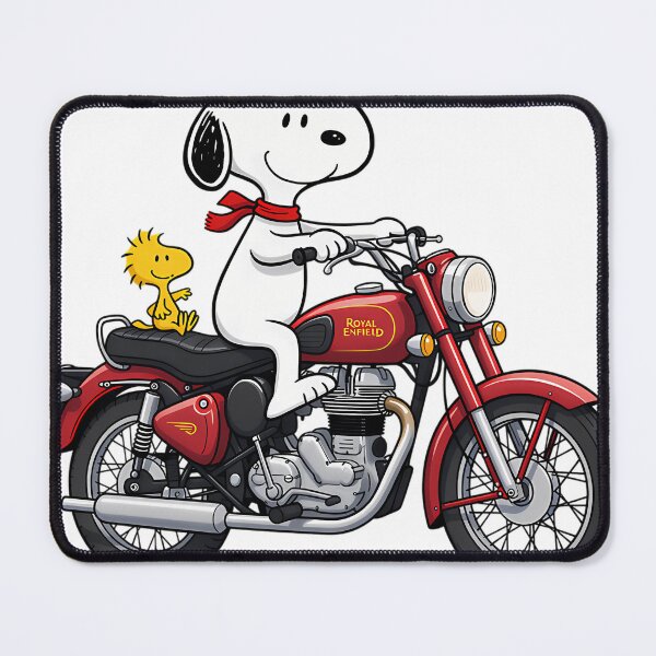 Item preview, Snoopy  Woodstock Royal Enfield Adventure designed and sold by hrxtslush.