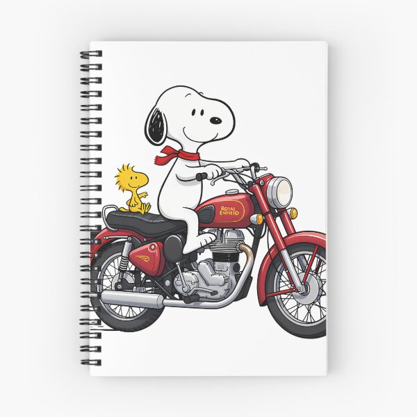 Item preview, Snoopy  Woodstock Royal Enfield Adventure designed and sold by hrxtslush.