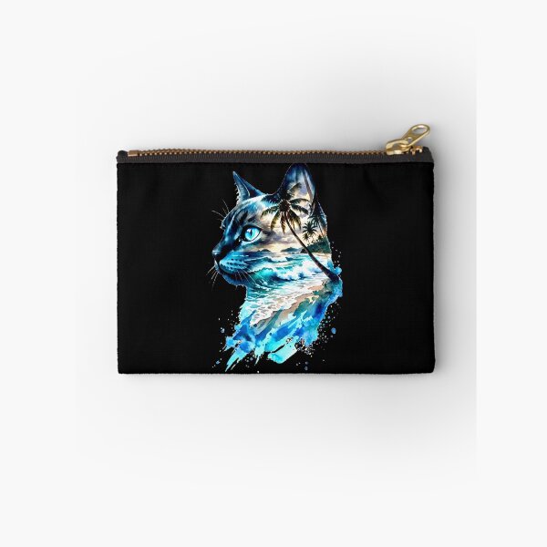 Item preview, Cat Beach Scene Surreal Art designed and sold by SoyLamderma.