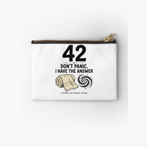 Item preview, 42 - DON'T PANIC, I HAVE THE ANSWER designed and sold by GeeklyShirts.