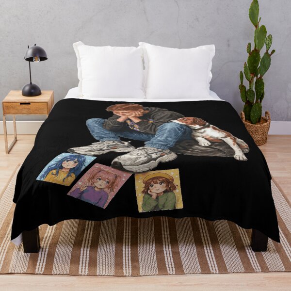 Item preview, Anime Fan Idol Crush Melancholy Boy Dog Companion Narrative Art designed and sold by KungPowUnicorn.