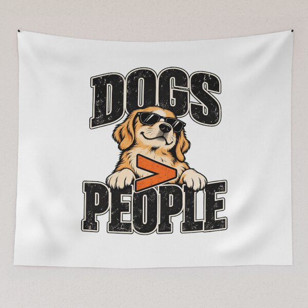 Item preview, Dogs > People Funny Dog Lover T-Shirt | Dog Humor designed and sold by VIBECANVASSHOP .
