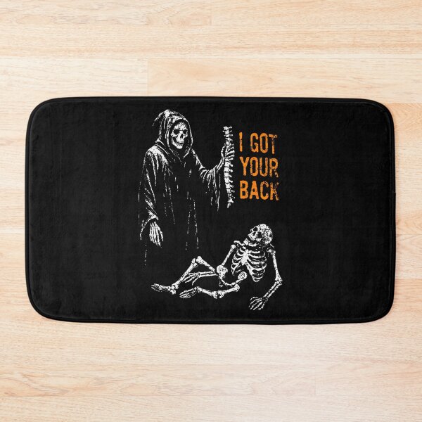 Item preview, I Got Your Back Skeleton Grim Reaper Halloween designed and sold by TysonLangosh.