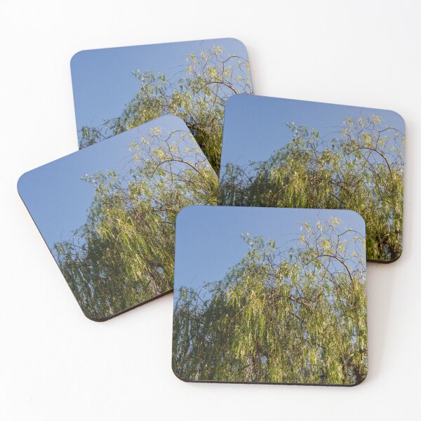 Item preview, Weeping Willow Tree Under Clear Blue Sky in Outdoor Landscape Scene designed and sold by Nmallia.