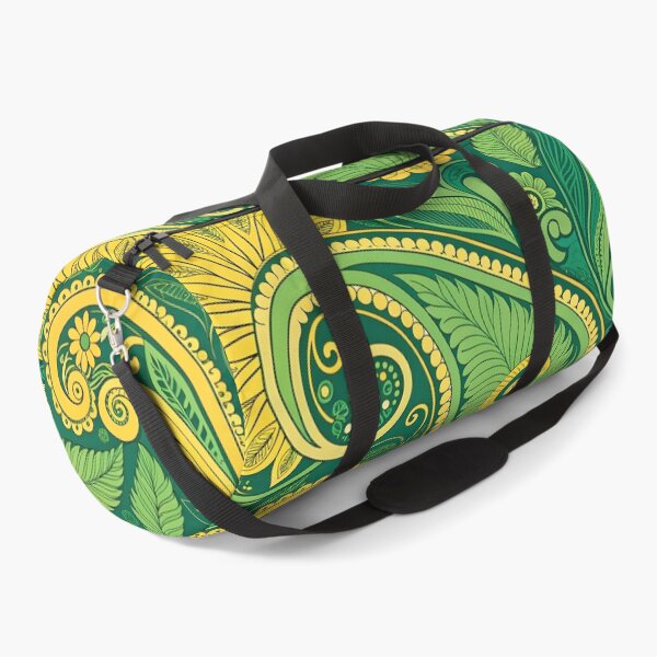 Item preview, Green & Gold Paisley Floral Pattern designed and sold by trendspatterns.