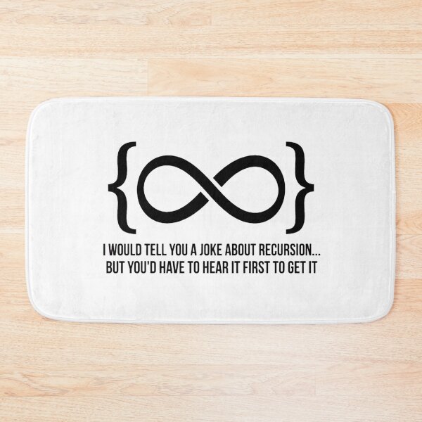 Item preview, Recursion designed and sold by GeeklyShirts.