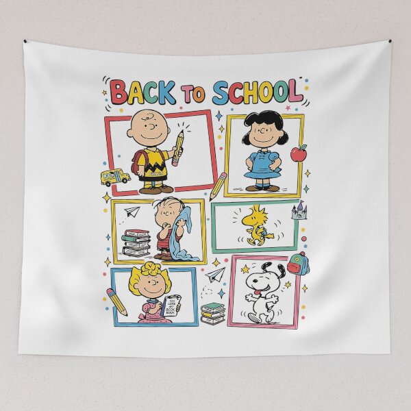 Item preview, Peanuts Gang Back To School designed and sold by ArtistAlgo.