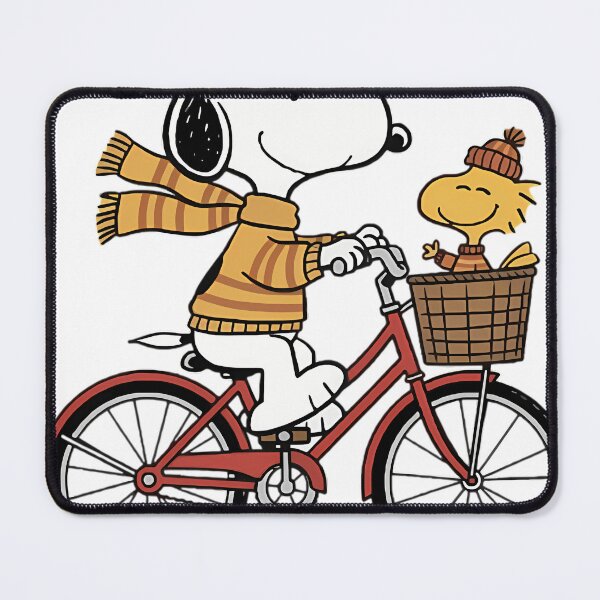 Item preview, Snoopy And Woodstock Cozy Autumn Bike Ride designed and sold by hrxtslush.