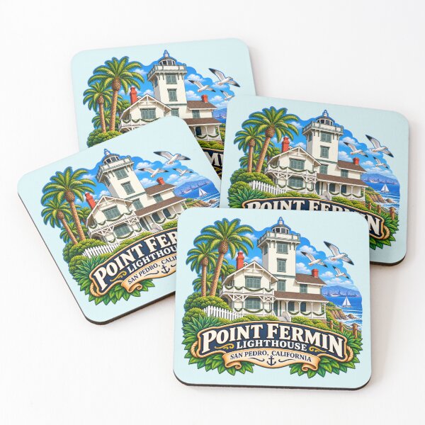 Item preview, Point Fermin Lighthouse, San Pedro, California designed and sold by Myra365Art.