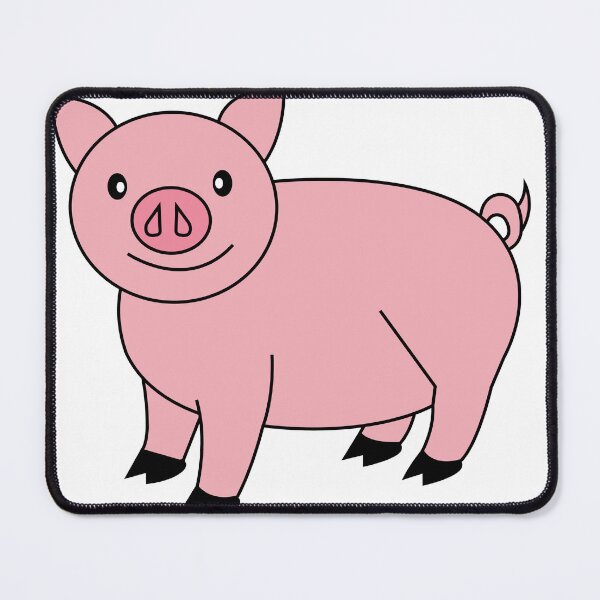 Item preview, Cute Pink Piggy Cartoon Illustration designed and sold by meghnad.