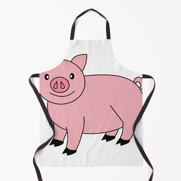 Item preview, Ilustración de dibujos animados de un lindo cerdito rosa designed and sold by meghnad.