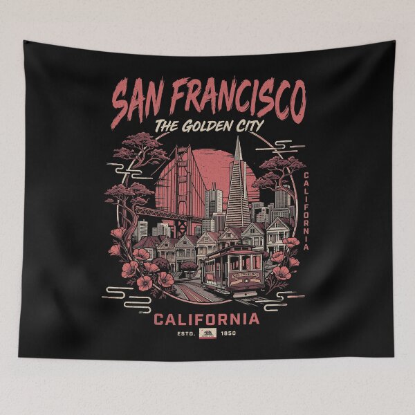Item preview, San Francisco The Golden City designed and sold by Tokyo Retro.